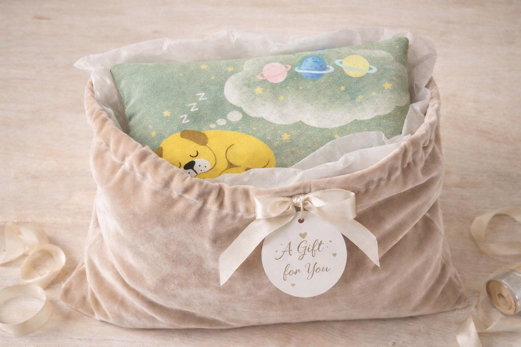 Puppy Space Dream Pillow – Interactive Kids Nursery Decor