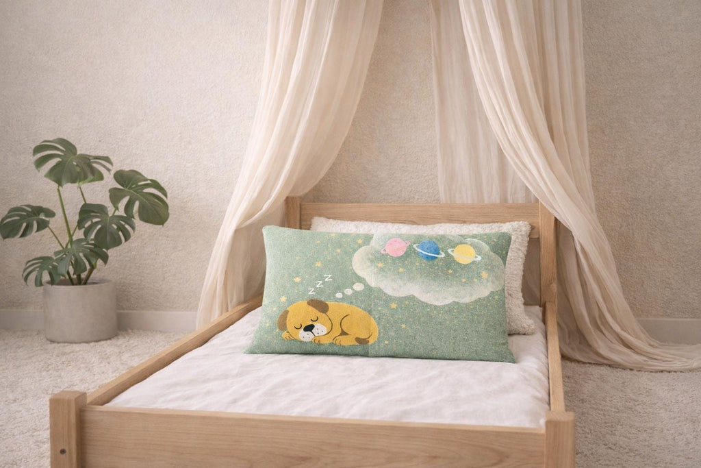 Puppy Space Dream Pillow – Interactive Kids Nursery Decor