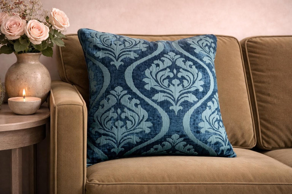 Sleeping Beauty Pillow Set – Velvet, Damask & Fringe, Fairytale Decor
