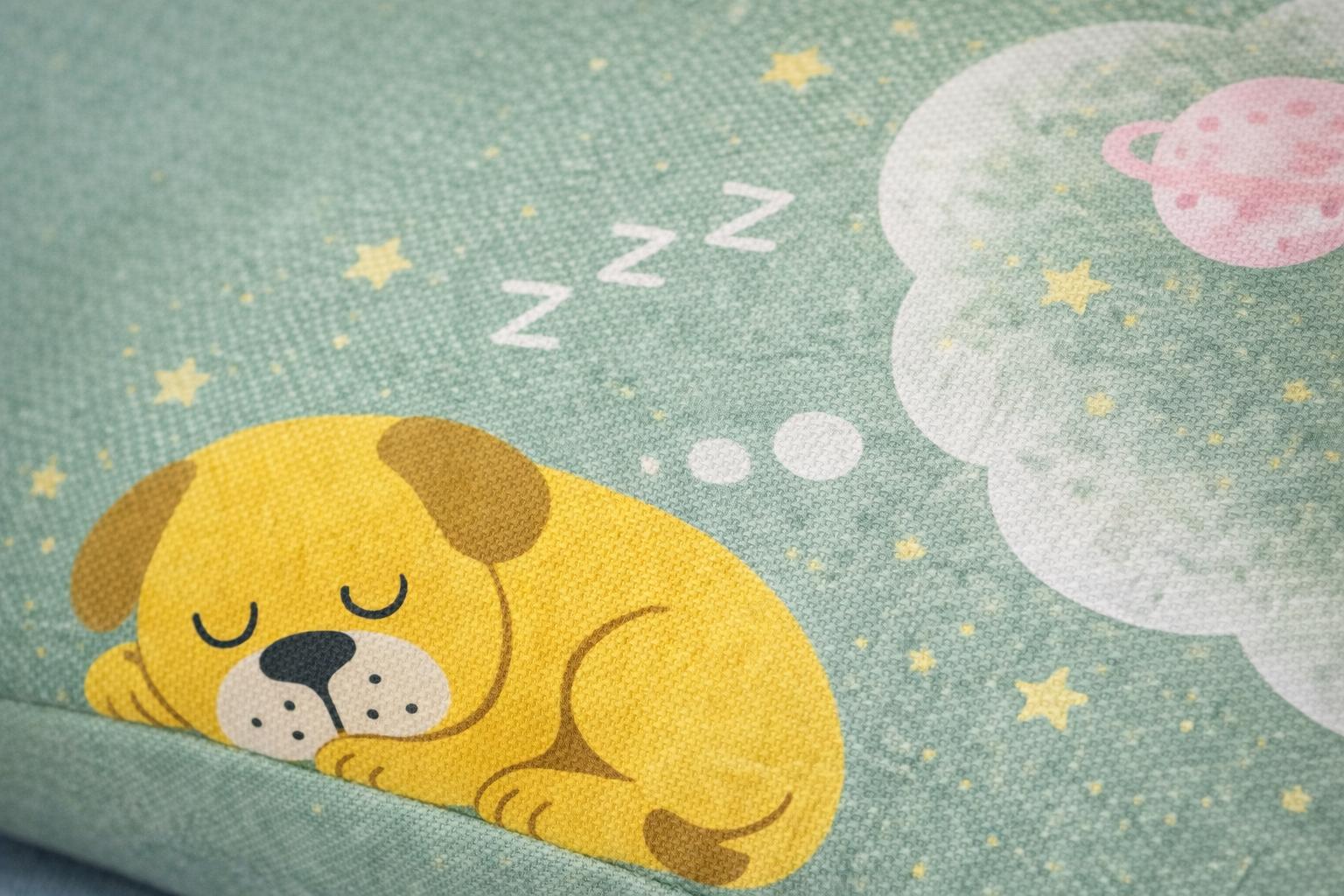 Puppy Space Dream Pillow – Interactive Kids Nursery Decor