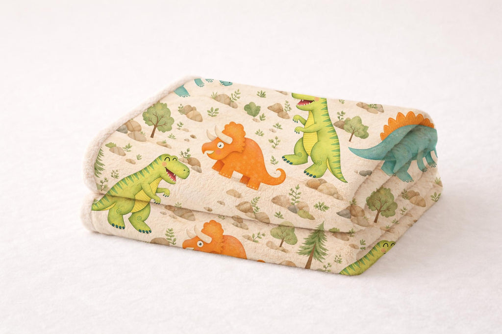 Dinosaur Pillow and Blanket Set, Little Companions Soft Comfort for Kids