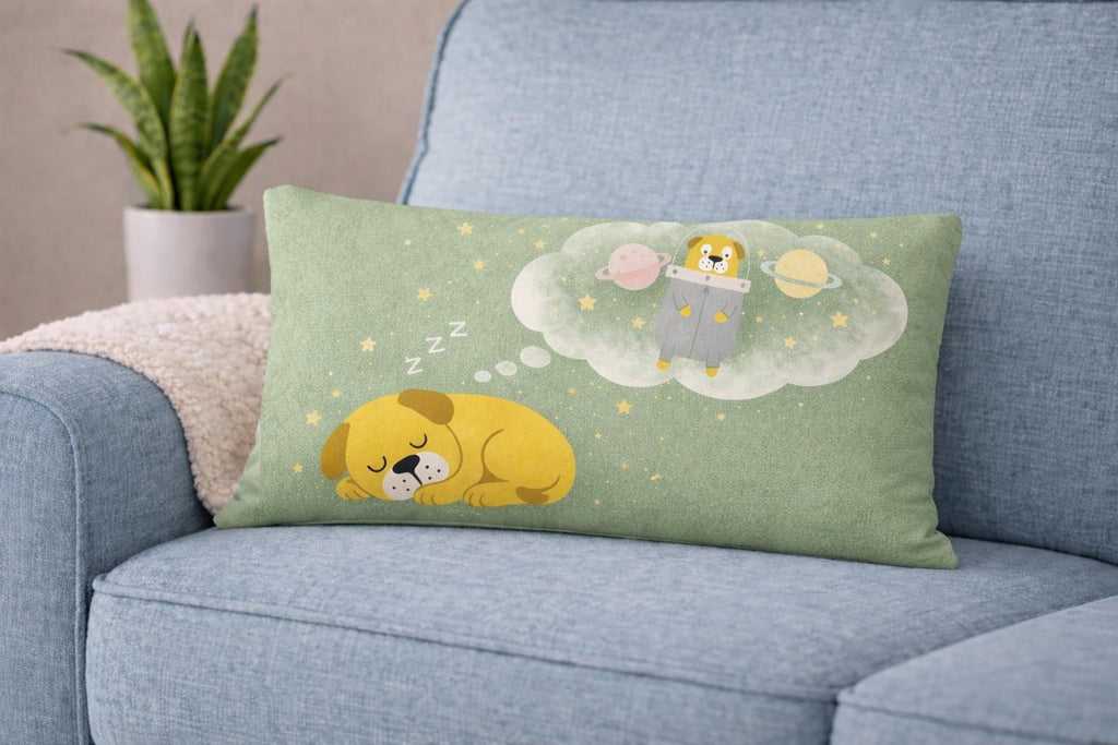 Puppy Space Dream Pillow – Interactive Kids Nursery Decor