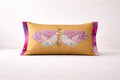 Aurora Moth Pillow Cover: Gold Velvet, Boho Home Decor
