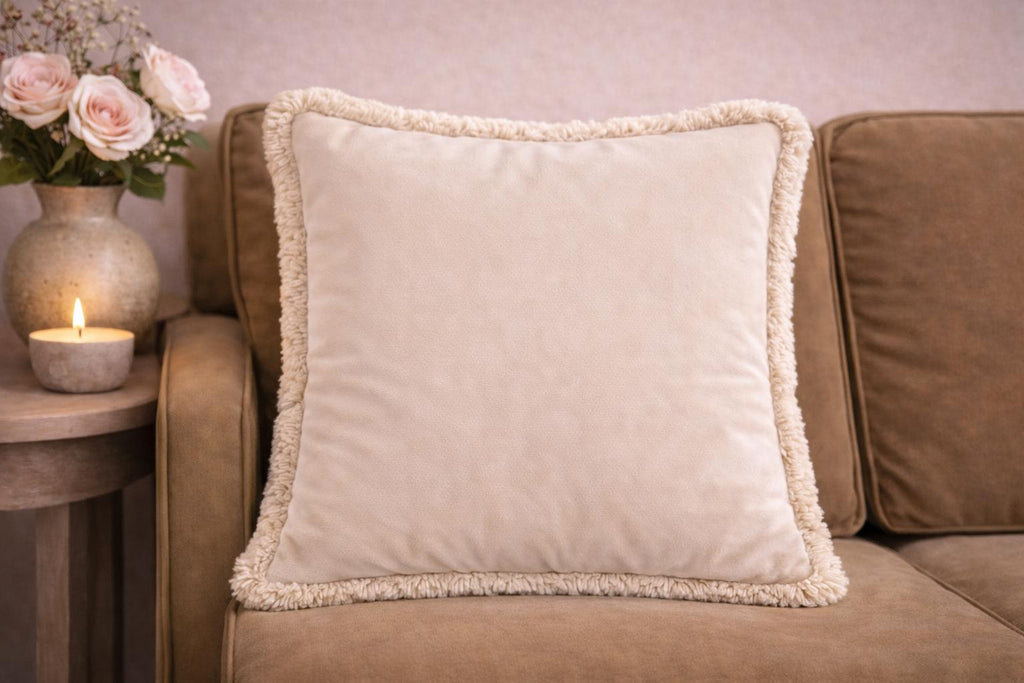 Sleeping Beauty Pillow Set – Velvet, Damask & Fringe, Fairytale Decor