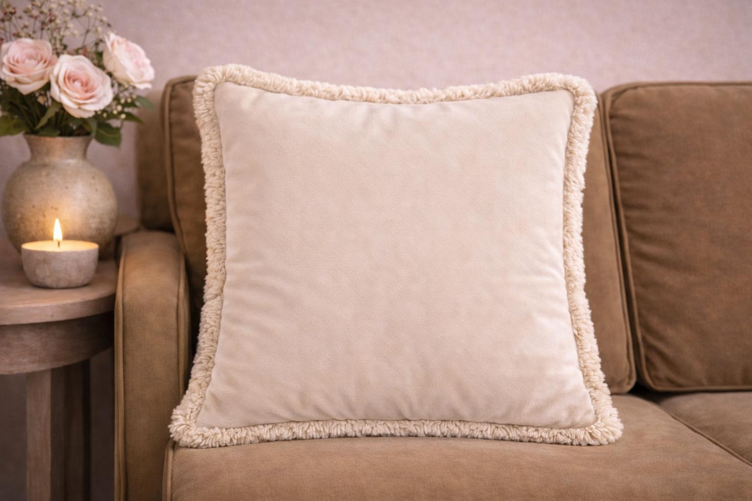 Sleeping Beauty Pillow Set – Velvet, Damask & Fringe, Fairytale Decor