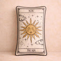 Sun Tarot Card Velvet Cushion – Celestial Home Decor