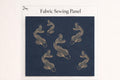 Japanese Koi Fish Fabric Sewing Panel – DIY Cushion Cover Textile